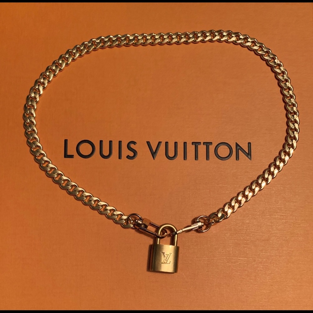 Louis Vuitton Lock & Key Necklace 🔐💕